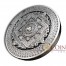 Fiji KALACHAKRA Silver coin MANDALA ART series $10 Antique finish 2015 Ultra High Relief 3 oz